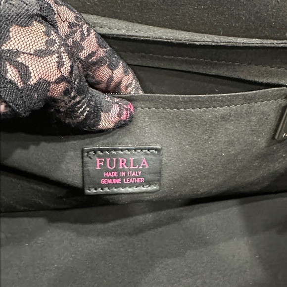 EUC Furla 🖤🩶🤍Leather & Pony Hair - Picture 11 of 16